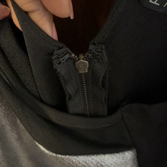 Black & Silver Halter Dress - Picture 7 of 9